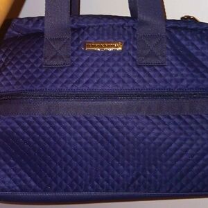 Navy Blue Tommy Hilfiger Duffle Bag with shoulder strap